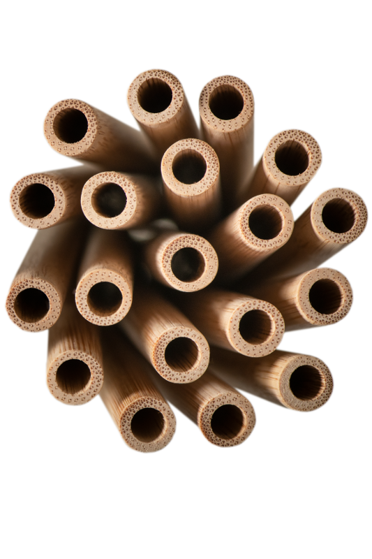 Strohhalm aus Bambus Coffee