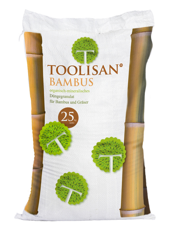 Bambusdünger Toolisan® 25 kg-Sack